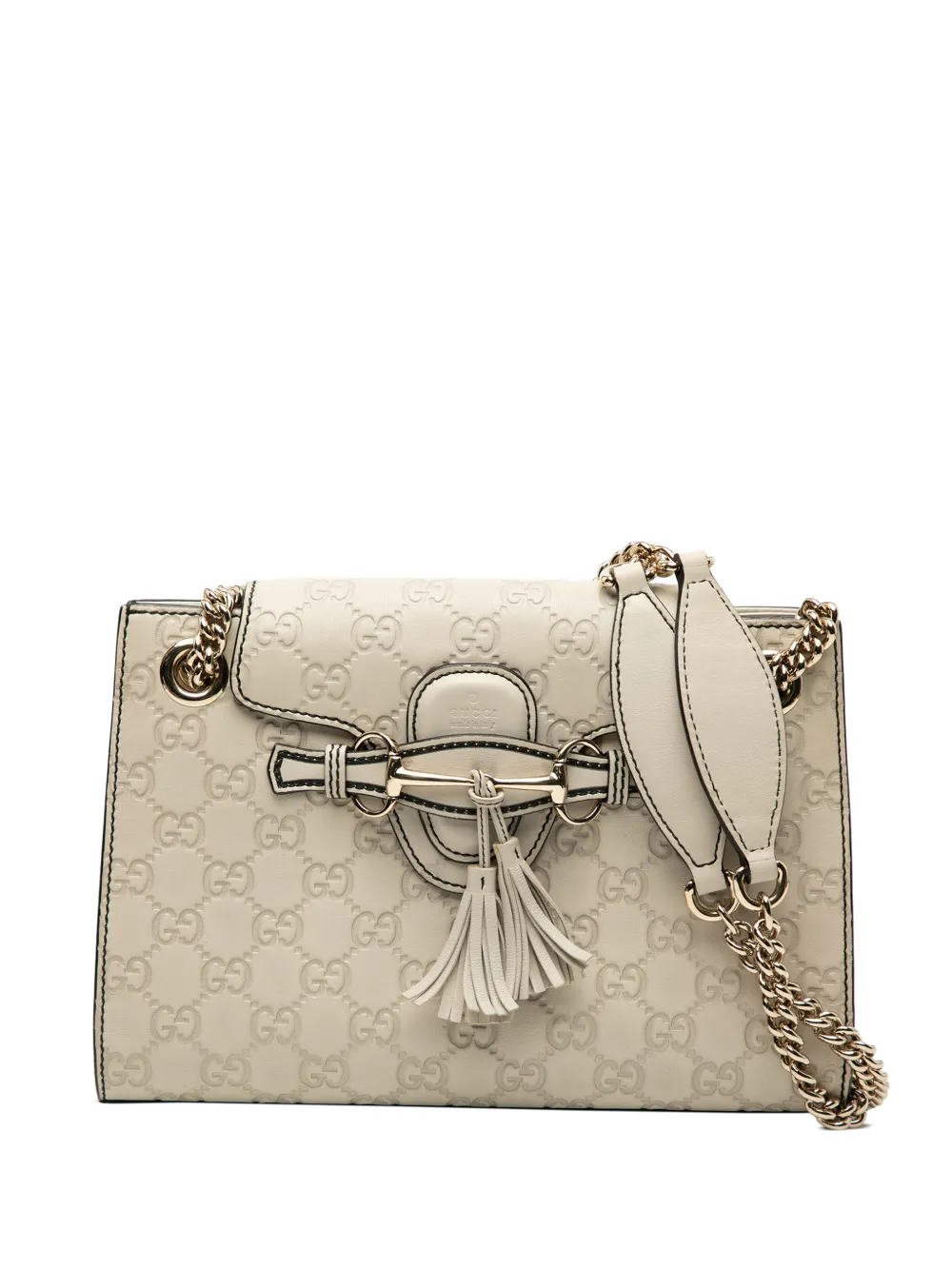 Gucci Pre-Owned 2016-2025 Small Guccissima Emily shoulder bag - Marrone