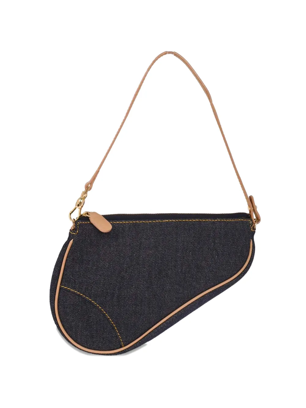 Christian Dior Pre-Owned 2001 saddle denim handbag - Blau
