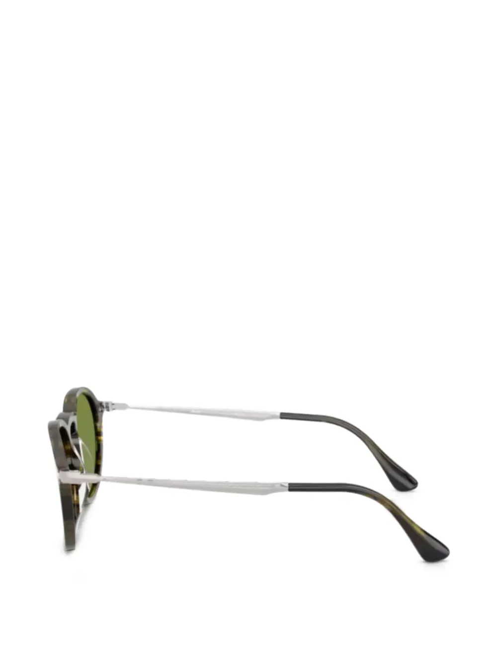 Persol Zonnebril met rond montuur Groen