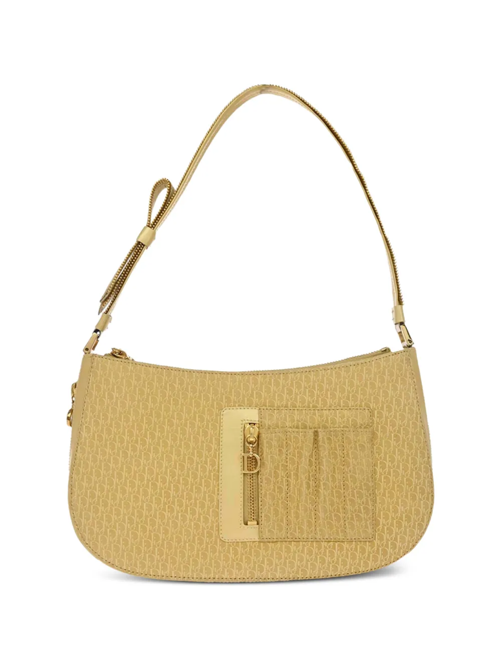 Christian Dior Pre-Owned 2001 Trotter suede tote bag - Nude