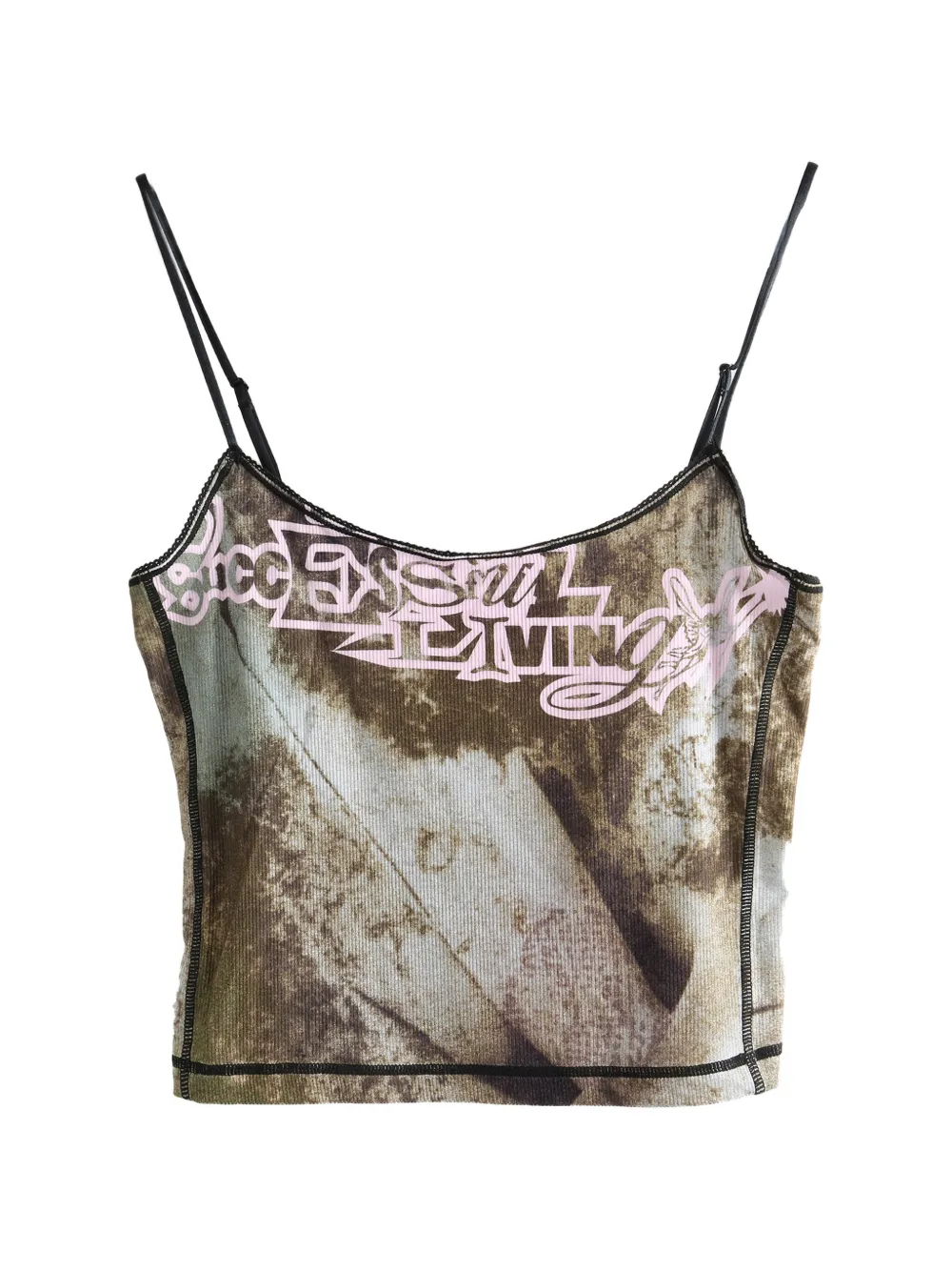 Diesel graphic-print top - Marrone