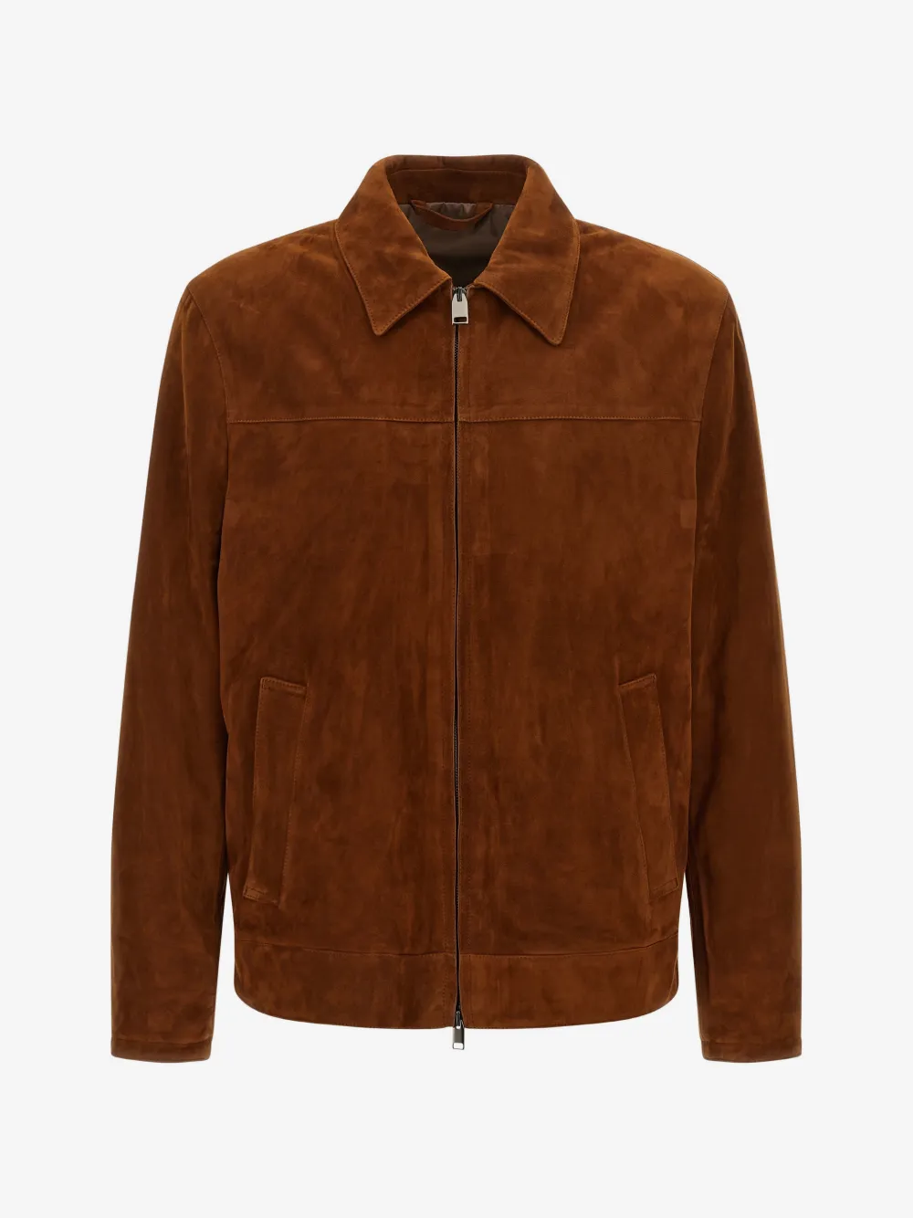 Brioni suede jacket | Brown | Image 1