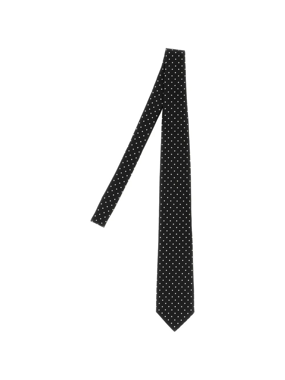 Tom Ford Polka-dot Tie In Black