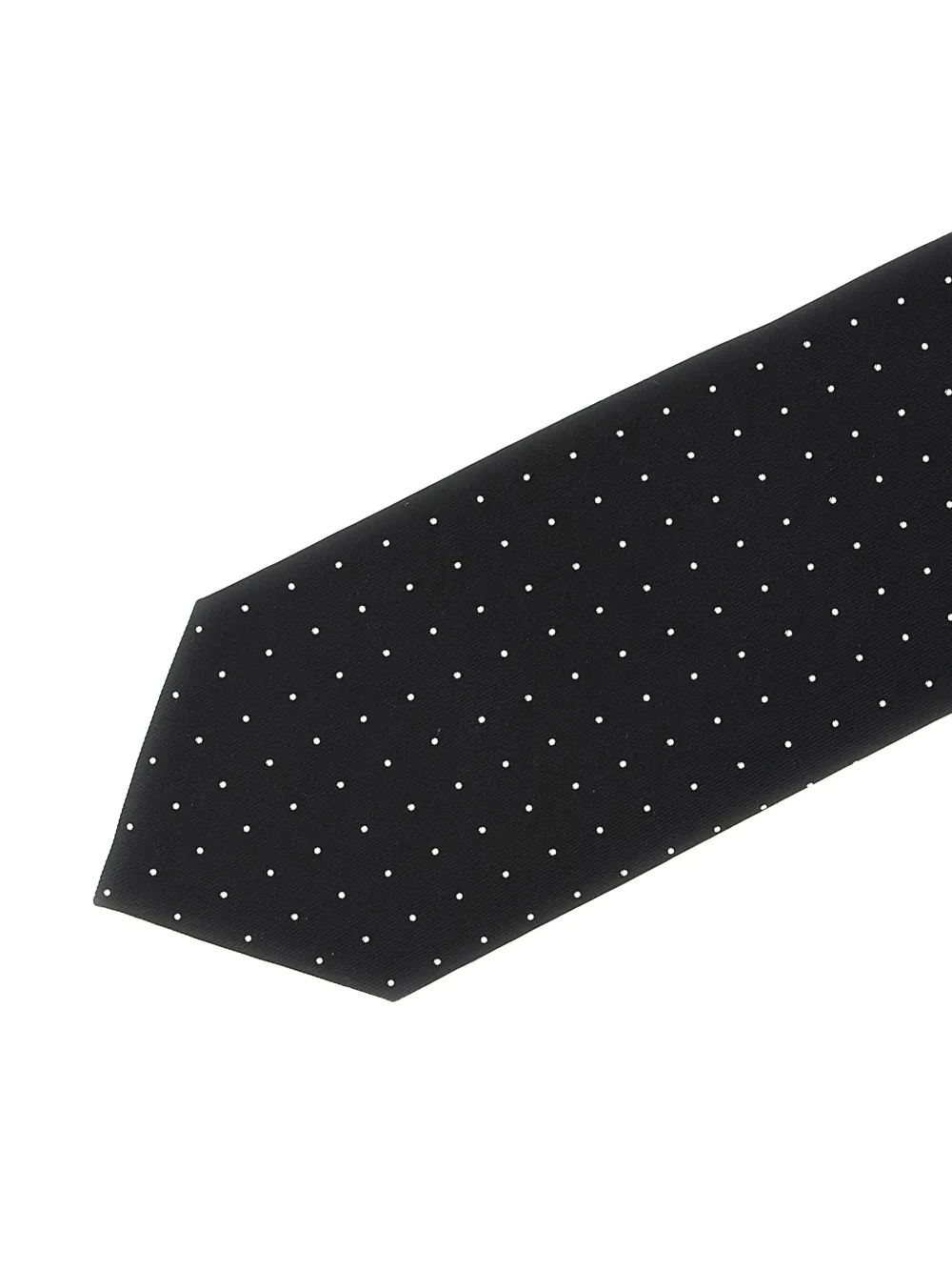 TOM FORD polka-dot satin tie - Zwart