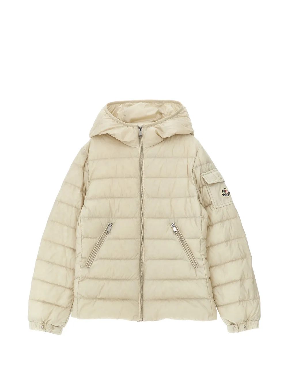 Quilted Hooded Down Jacket