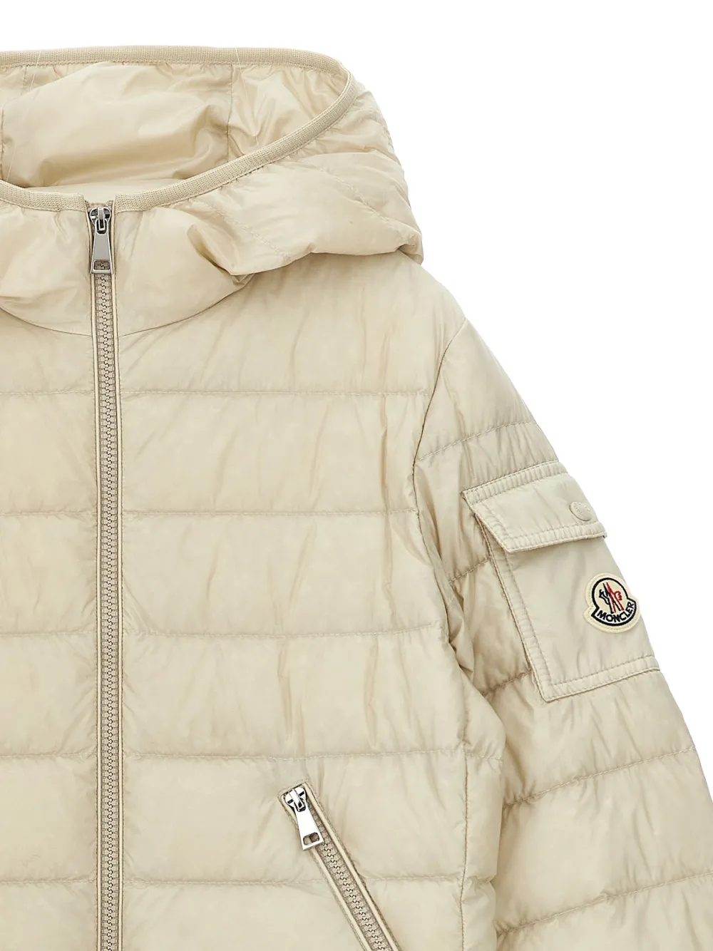 Quilted Hooded Down Jacket