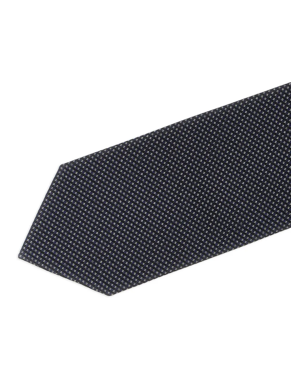 TOM FORD Zijden stropdas met jacquard Blauw