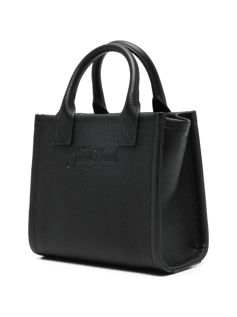 MC2 Saint Barth Vanity mini-shopper met logo-reliëf Zwart