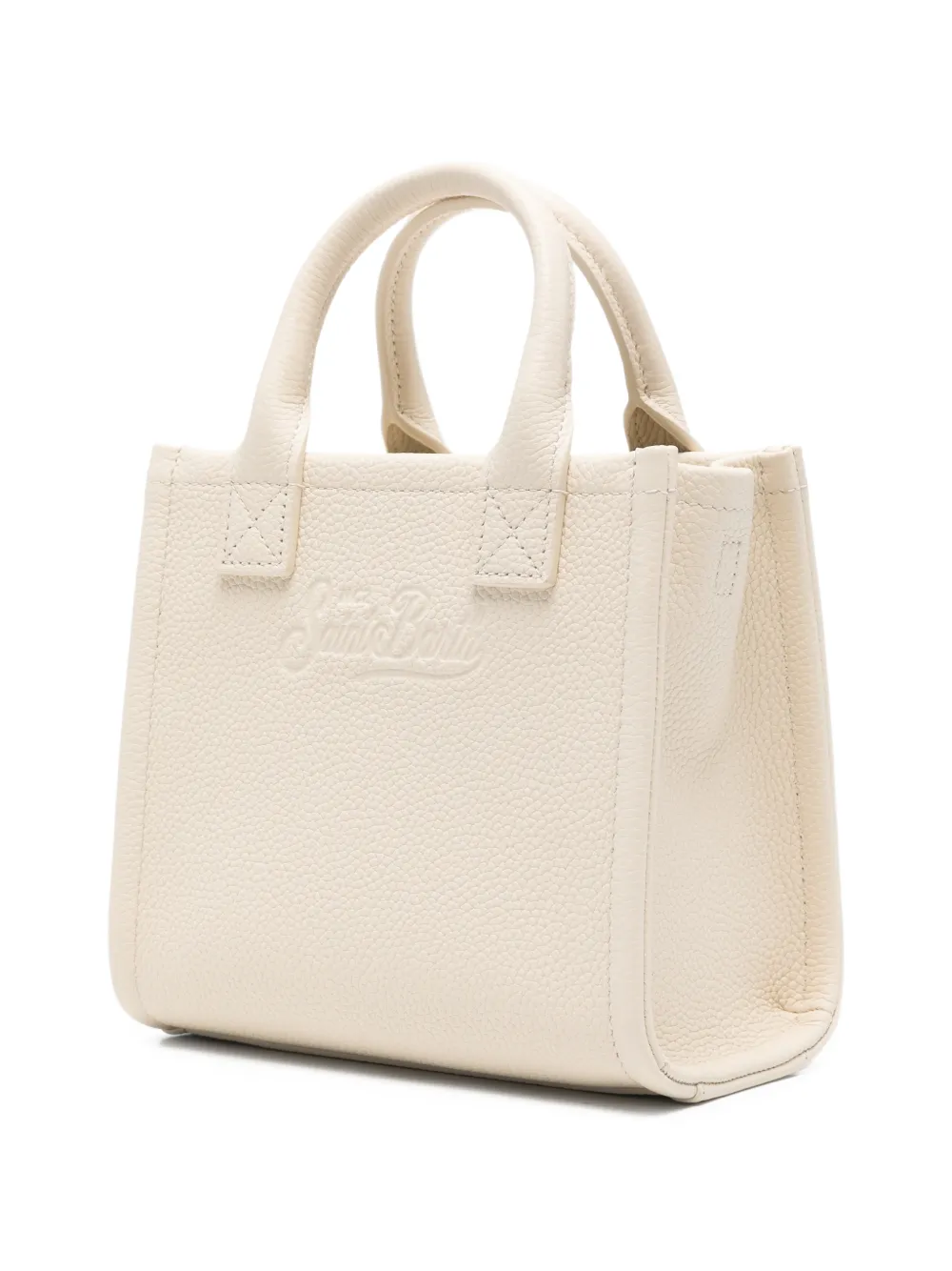 MC2 Saint Barth Vanity shopper met logo-reliëf Wit