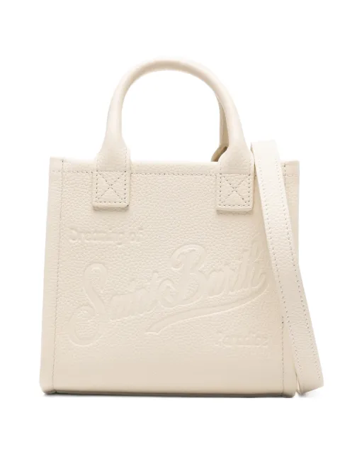 MC2 Saint Barth mini Vanity logo-embossed tote bag
