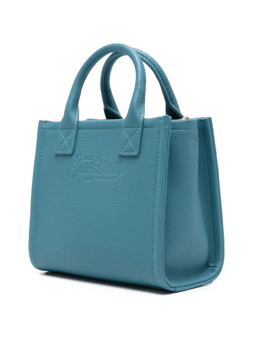 MC2 Saint Barth Vanity shopper met logo-reliëf Blauw