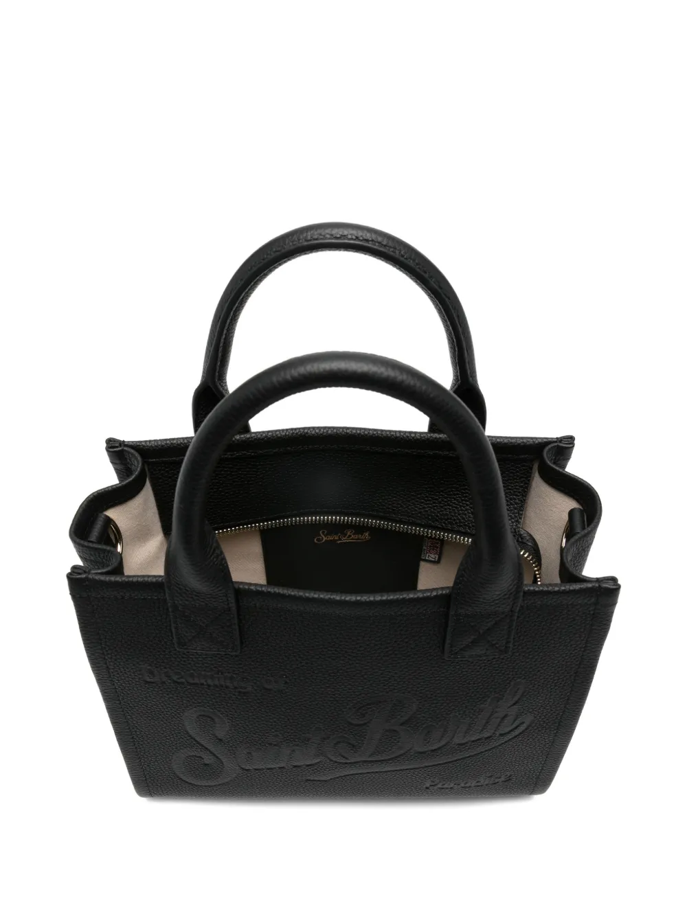 MC2 Saint Barth Vanity midi-shopper met handgreep Zwart