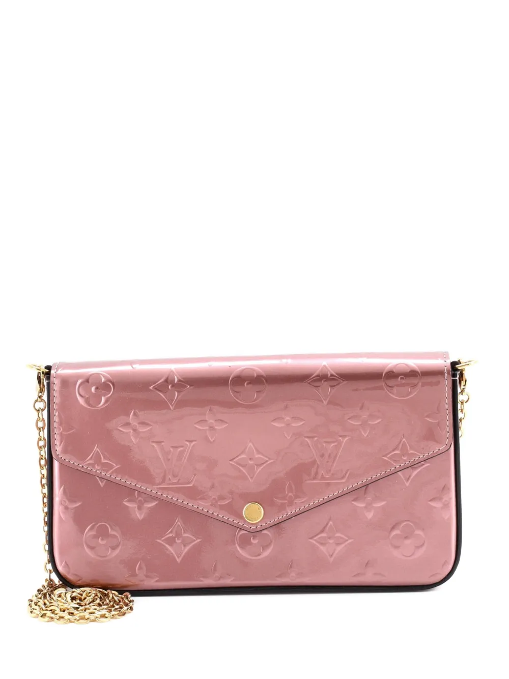 Louis Vuitton Pre-Owned Felicie Pochette Limited Edition Metallic Monogram Vernis shoulder bag - Effetto metallizzato