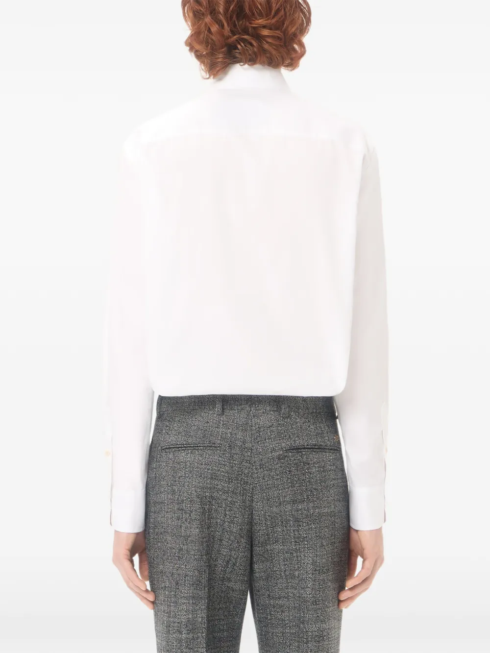 Oxford cotton shirt with VGold