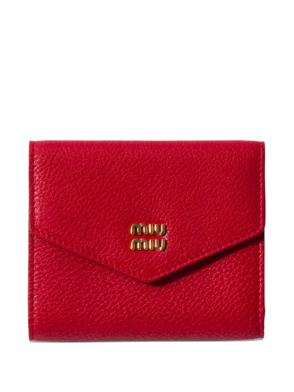 Miu Miu small leather wallet - Rosso