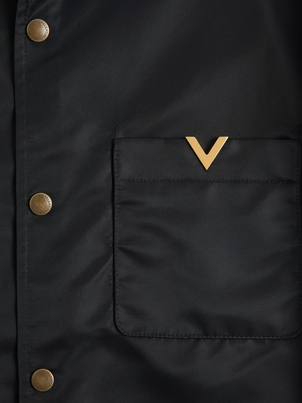 nylon shirt jacket with VGold