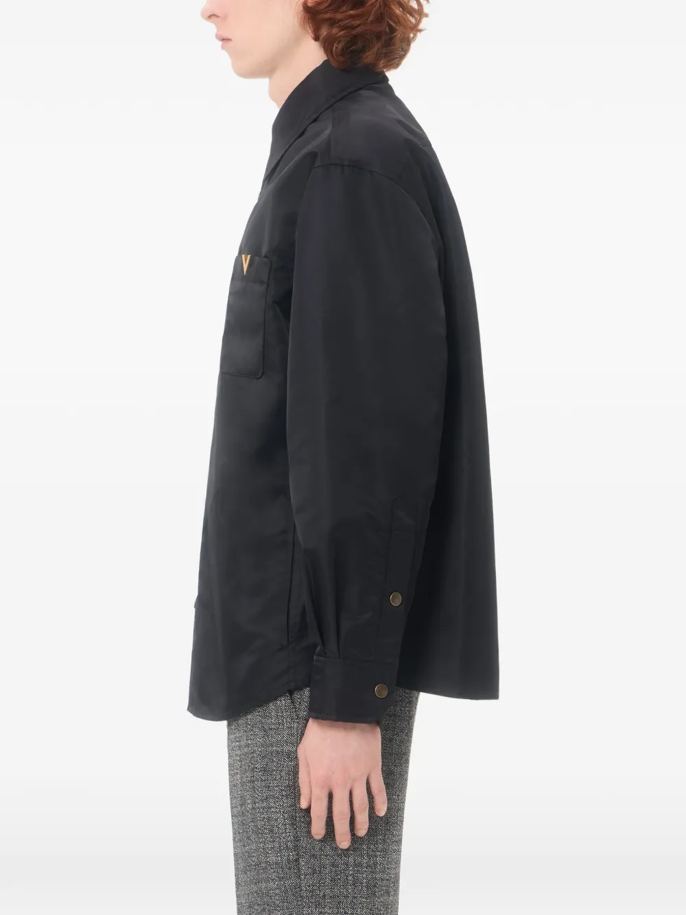 nylon shirt jacket with VGold