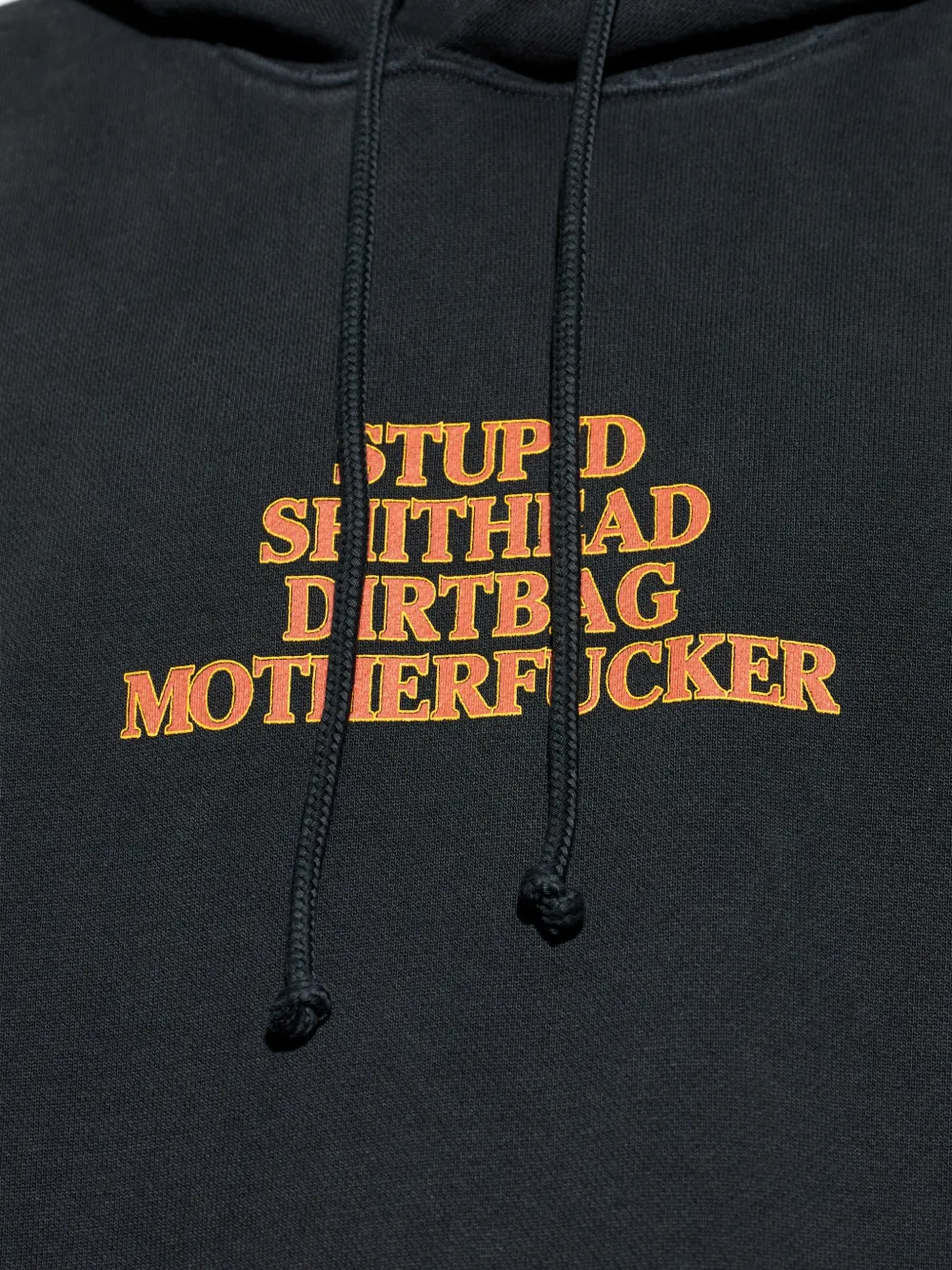 VETEMENTS Hoodie met print Zwart