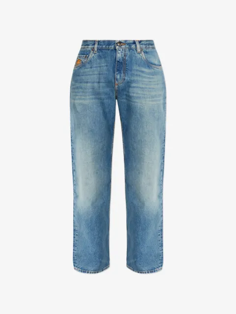 ETRO logo-appliqué jeans