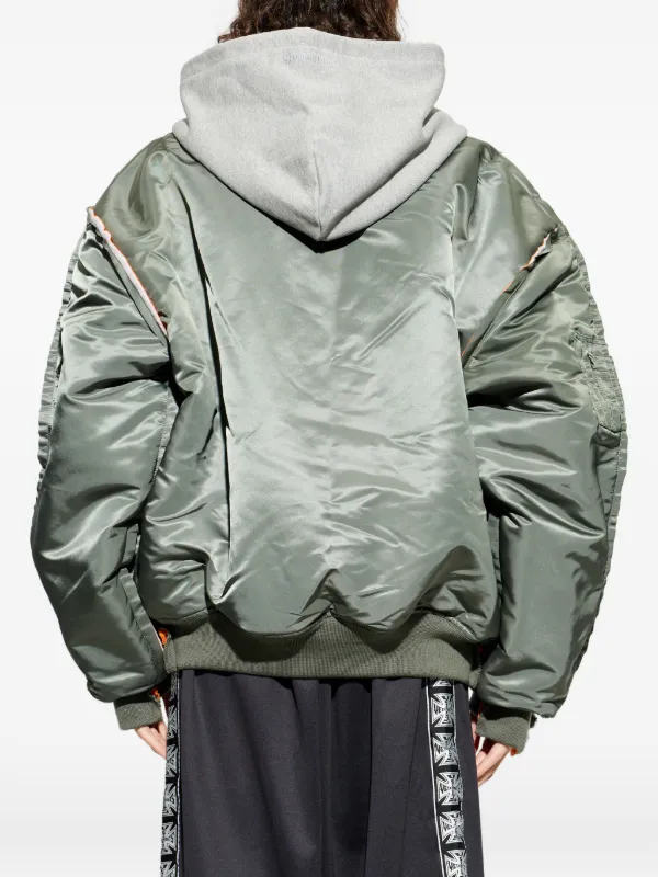 美品 VETEMENTS × ALPHA Bomber JKT 迷彩 Vetements Alpha industries x vetements bomber jacket|UE54JA360KKHAKI