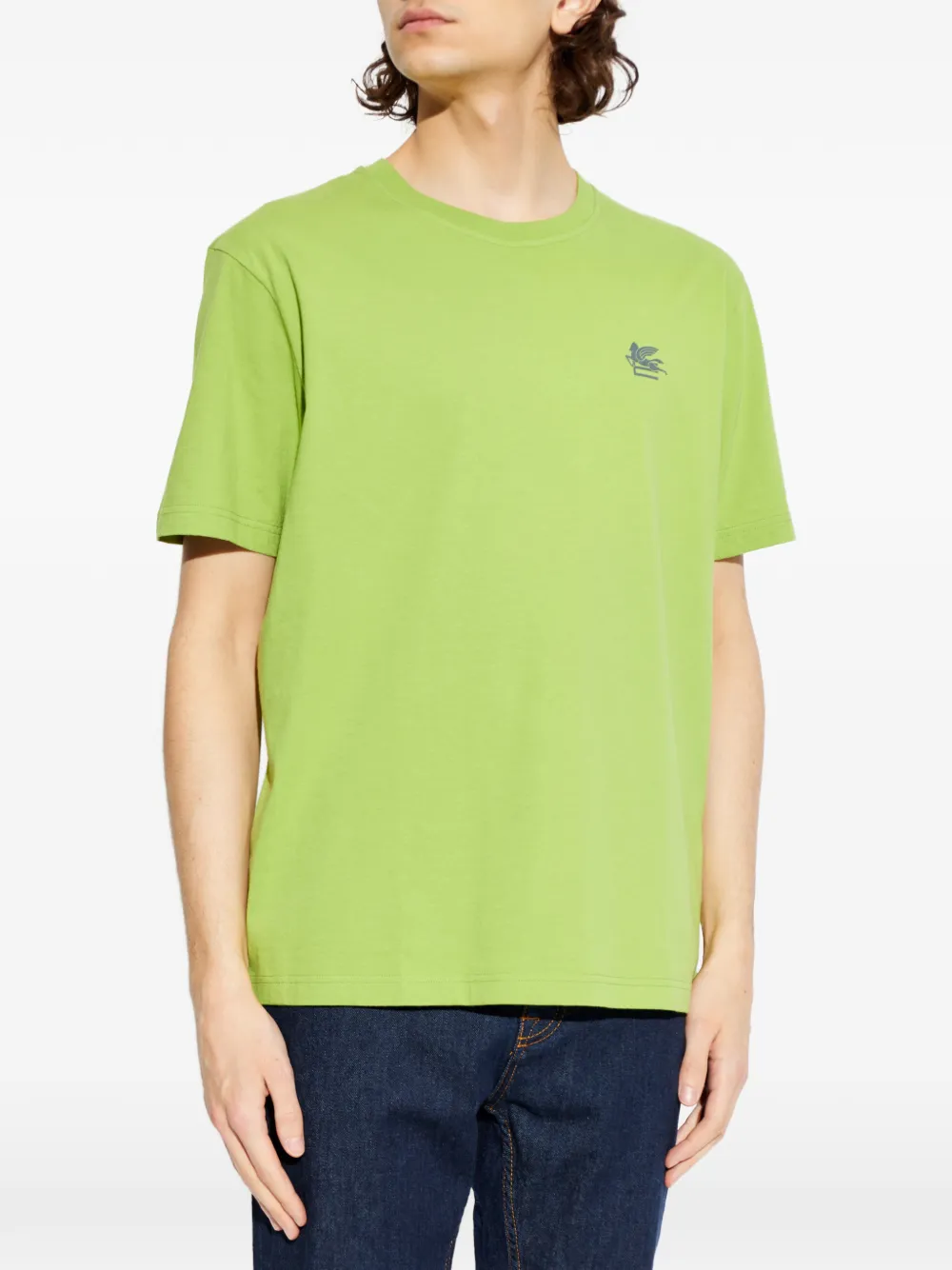 ETRO T-shirt met grafische print Groen