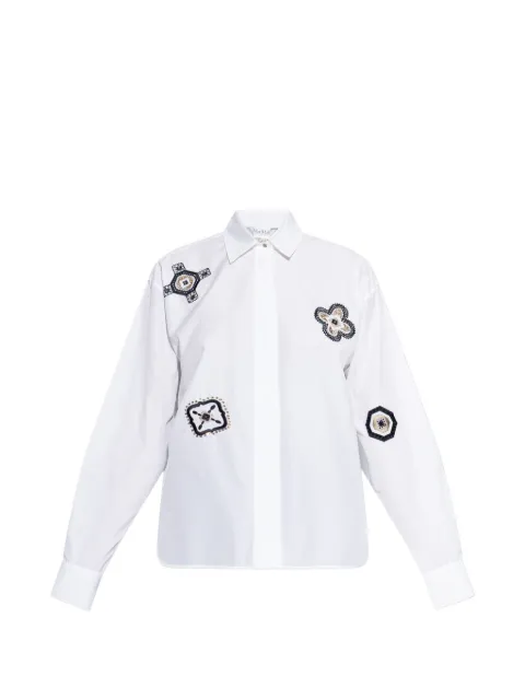 Max Mara Shock embellished shirt