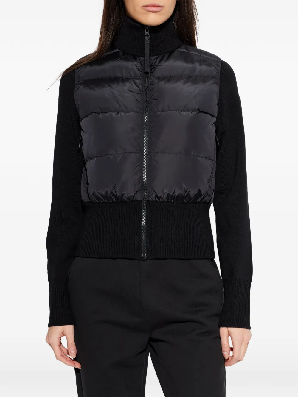  Canada Goose Quilted Zip Jacket - Black 