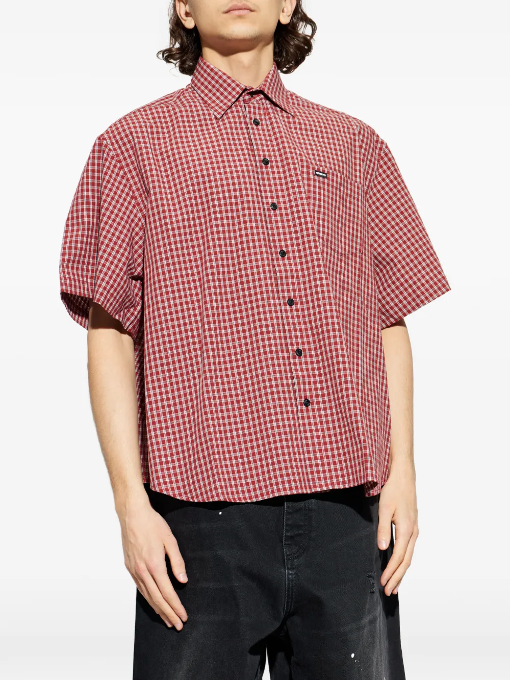  Vetements Check Short-sleeve Shirt - Red 