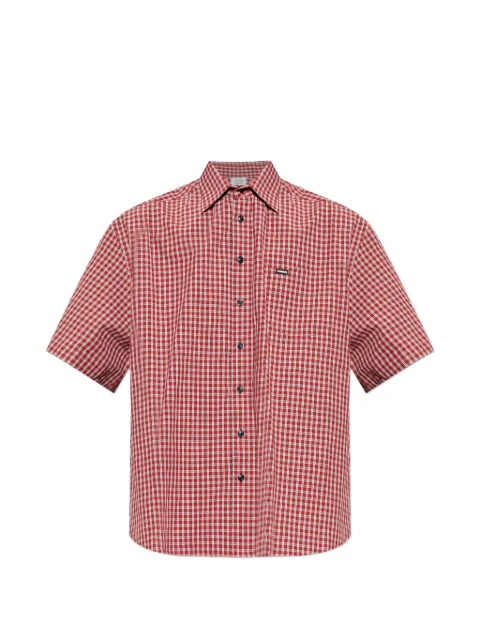 VETEMENTS check short-sleeve shirt