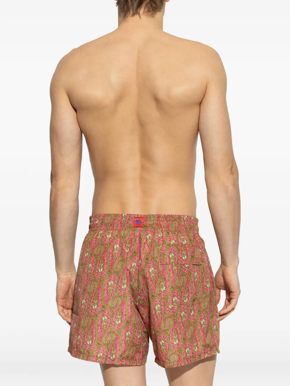 ETRO Zwembroek met paisley-print Roze