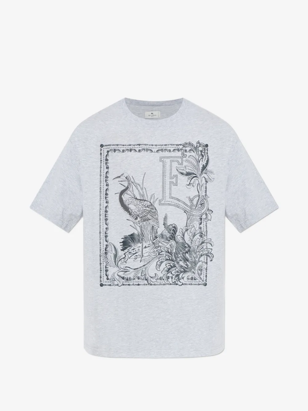 ETRO 图案印花T恤 | 灰色 | Image 1