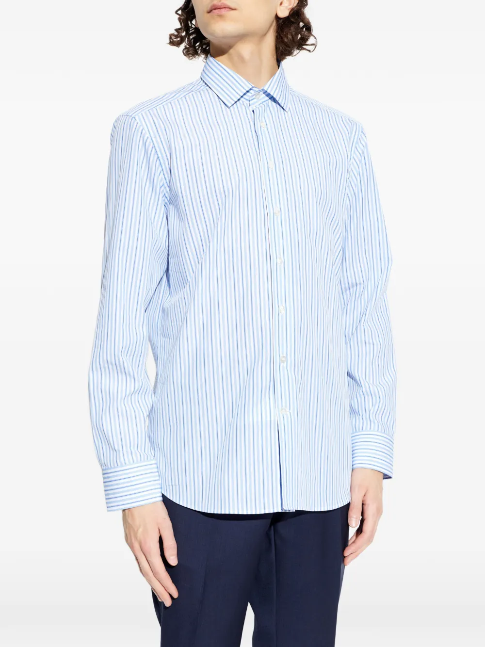 ETRO Gestreept overhemd Blauw