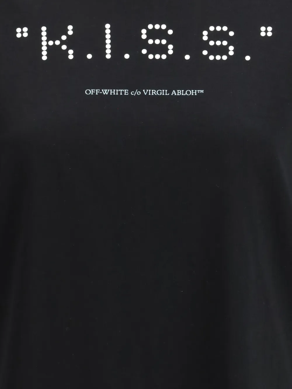 Off-white Slogan-print T-shirt - Black 