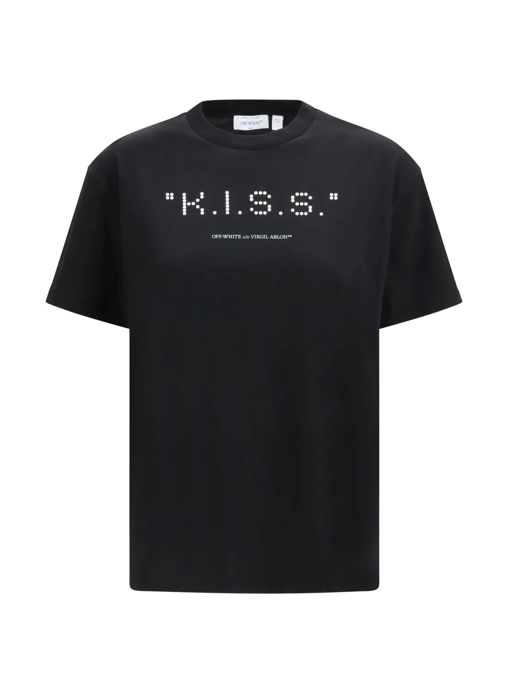 Off-White slogan-print T-shirt - Nero