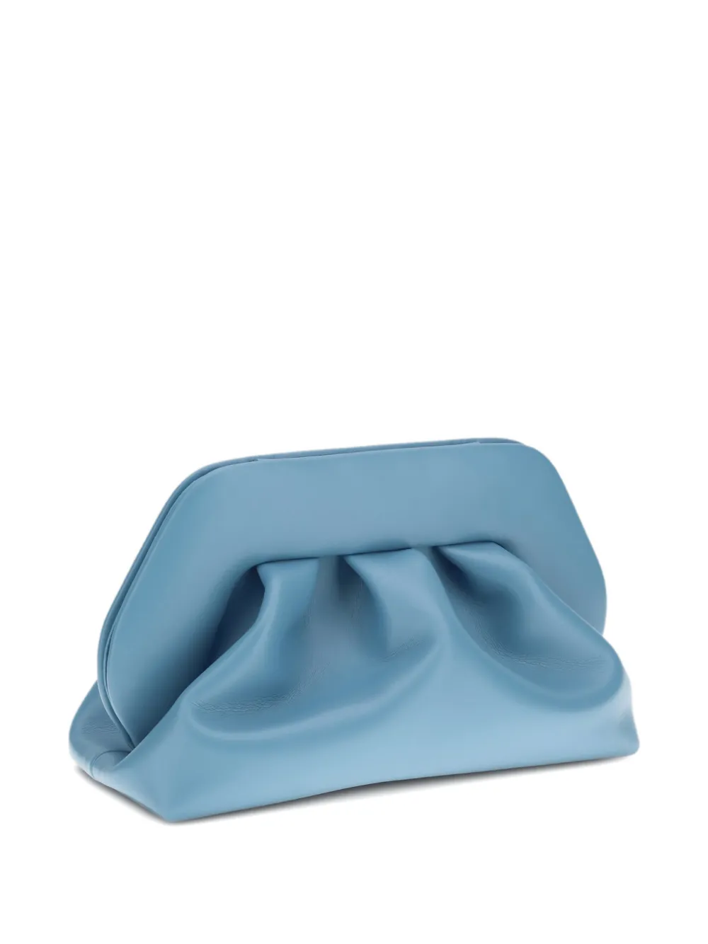 Themoirè Bios medium gesmockte clutch Blauw