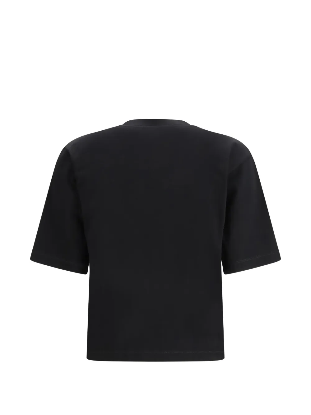 Off-White T-shirt met ronde hals Zwart