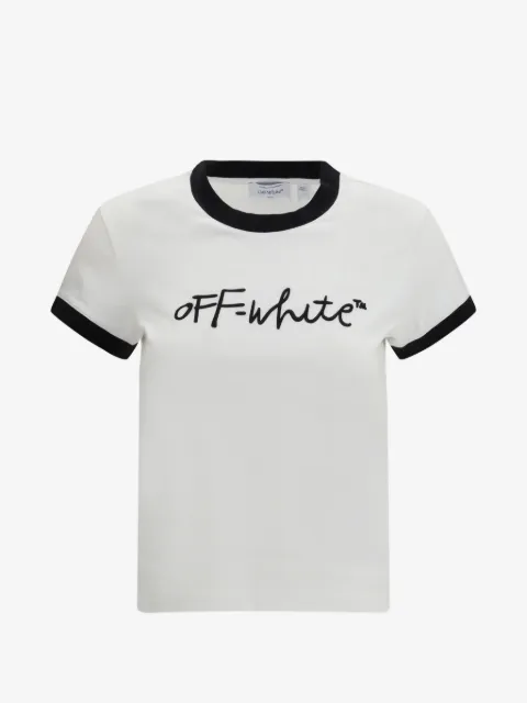 Off-White embroidered T-shirt