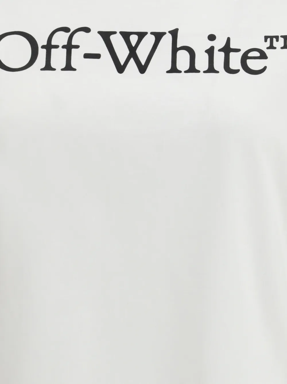 Off-White T-shirt met logo Wit