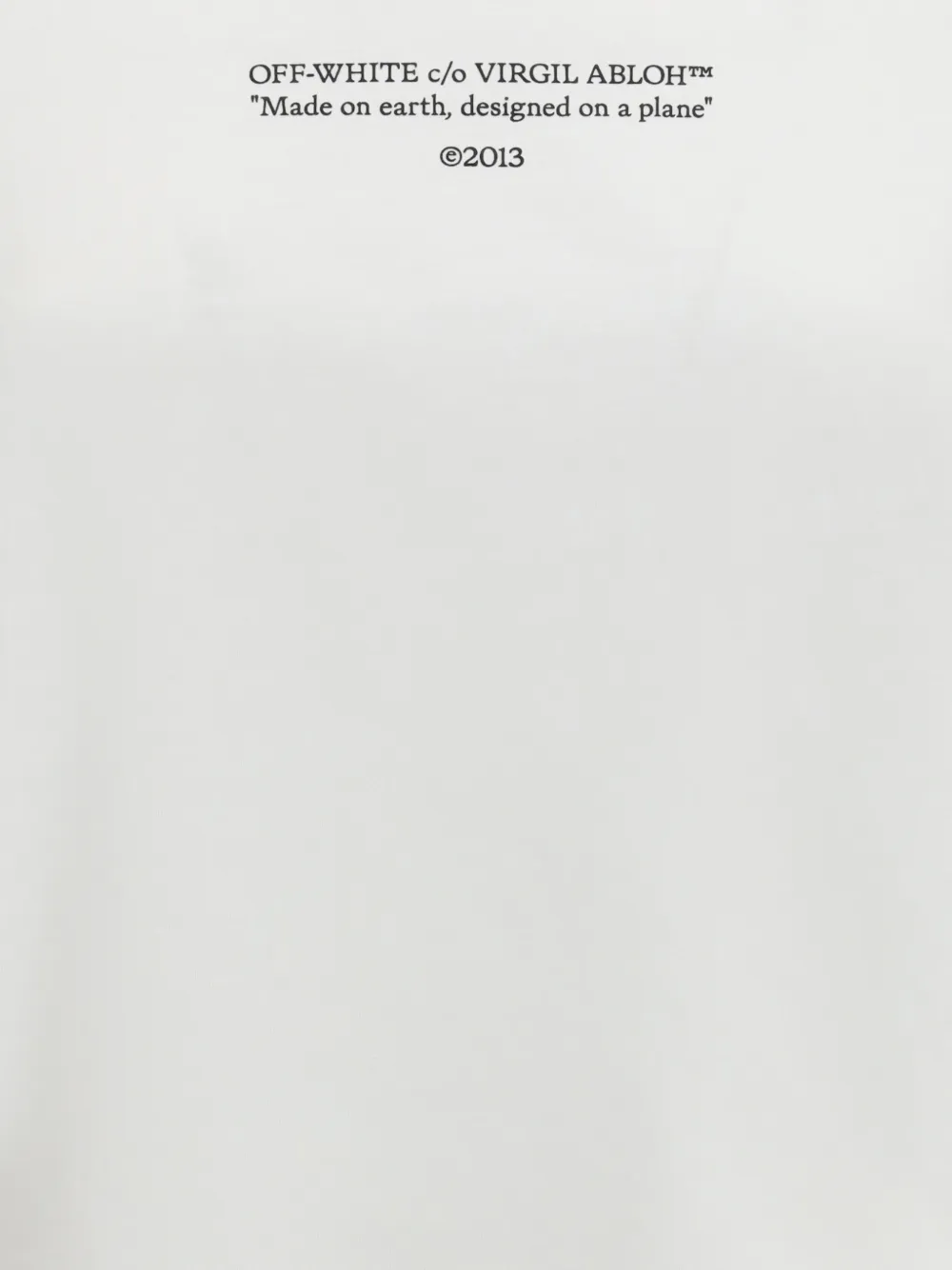 Off-White T-shirt met korte mouwen Wit