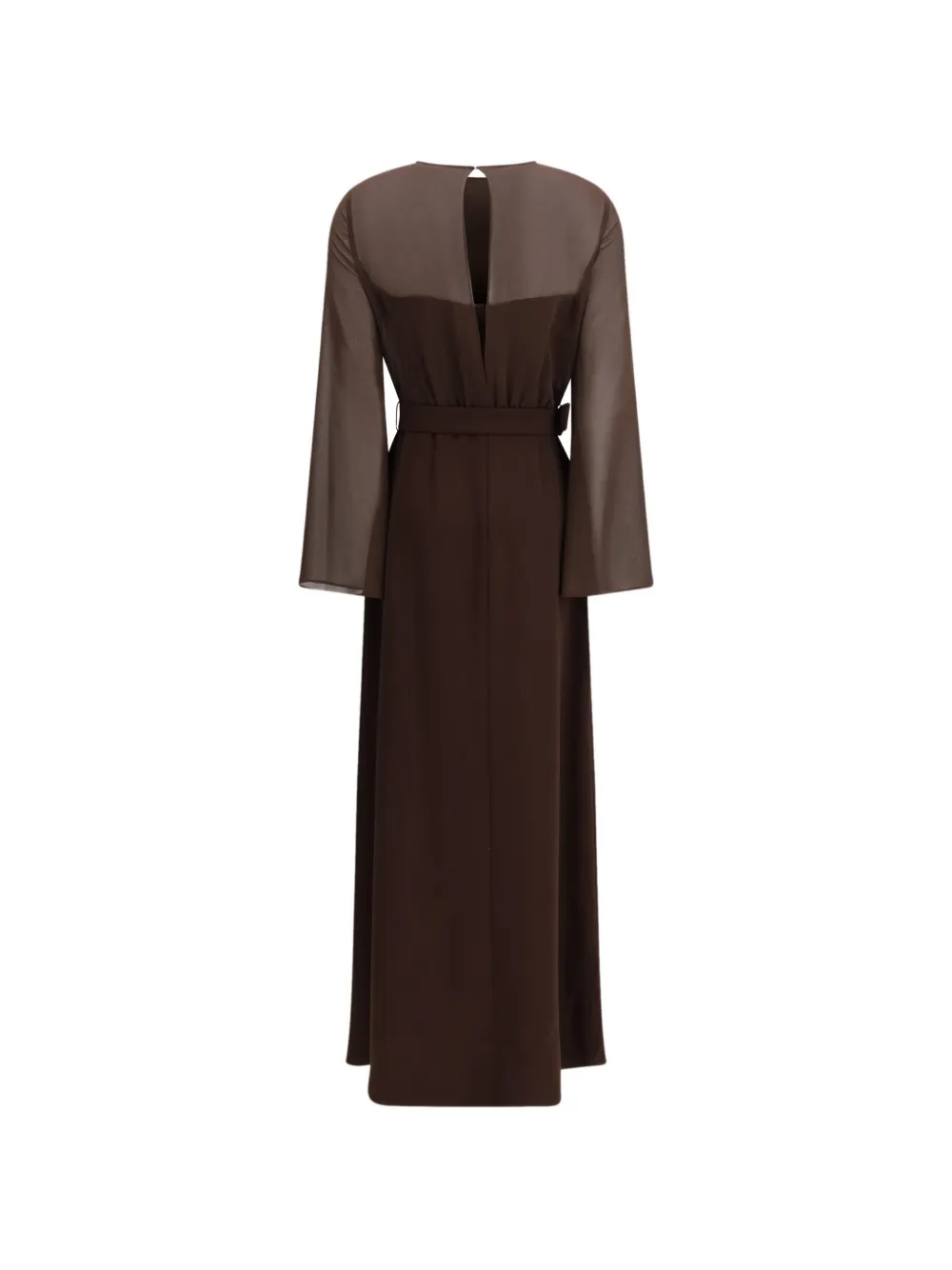 P.A.R.O.S.H. Jurk met ceintuur Bruin