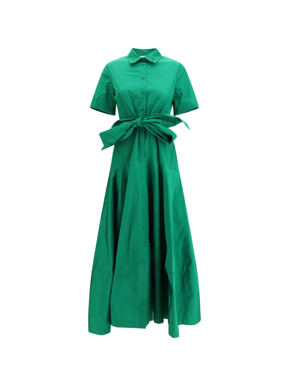 P.A.R.O.S.H. Midi-jurk met knoopsluiting Groen
