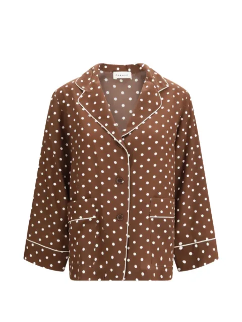 P.A.R.O.S.H. polka dot button shirt