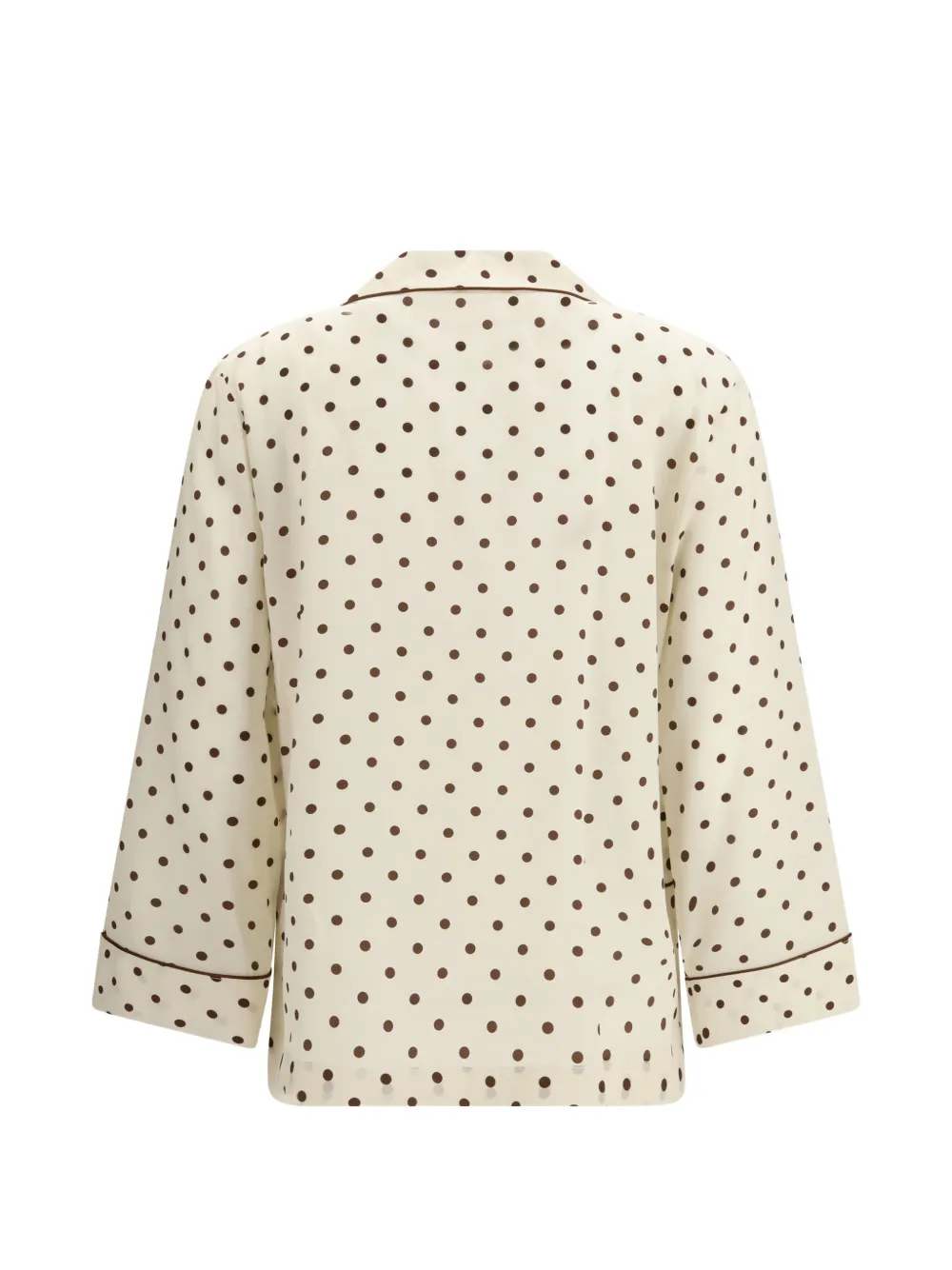 P.A.R.O.S.H. Blouse met stippen Beige