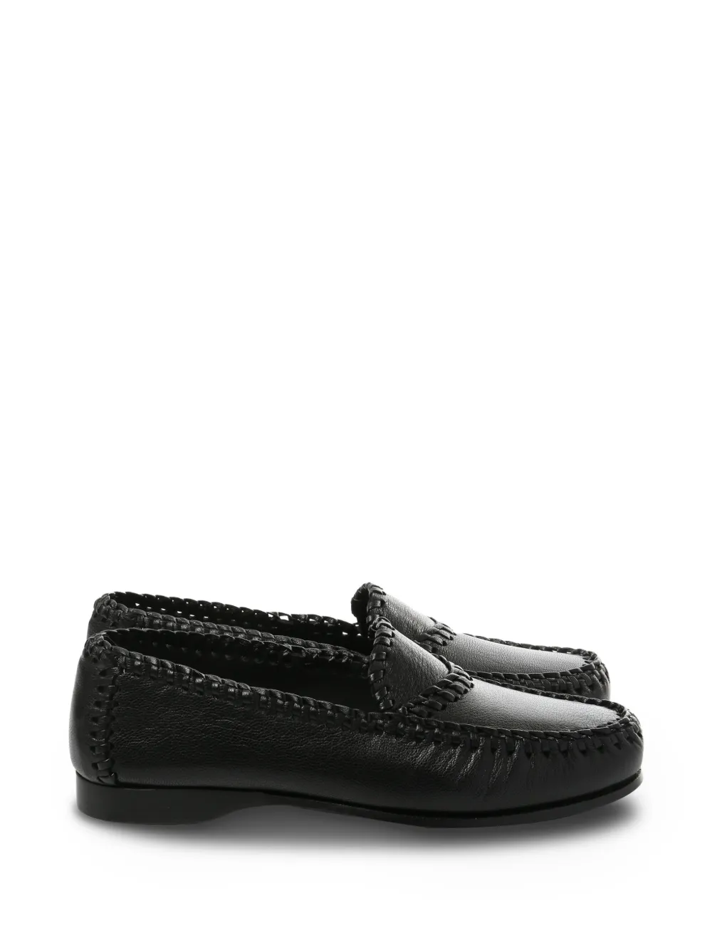 Hereu braided loafers - Nero