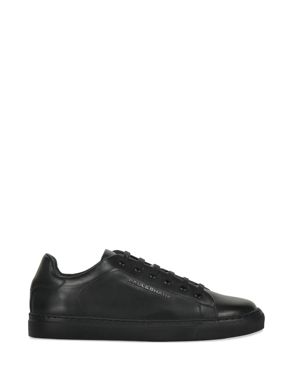 Paul & Shark leather sneakers | Black | Image 1