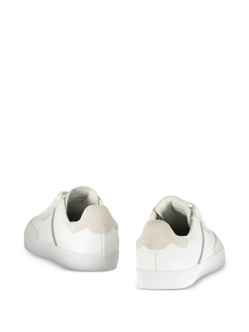 Paul & Shark Sneakers met leren vlakken Wit