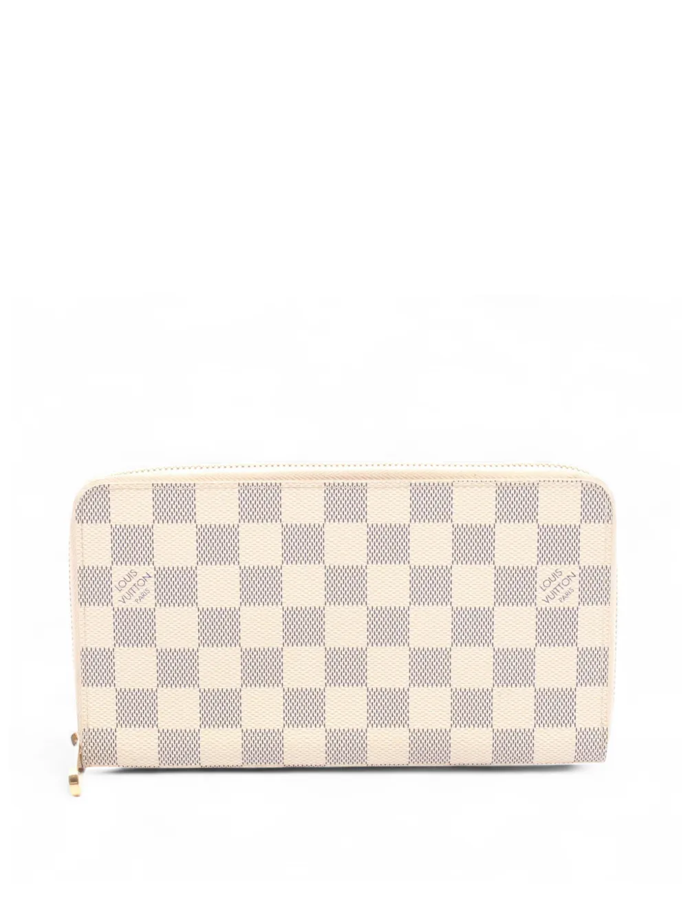 Louis Vuitton Pre-Owned 2010 Damier Azur Zippy Wallet long wallets - Bianco