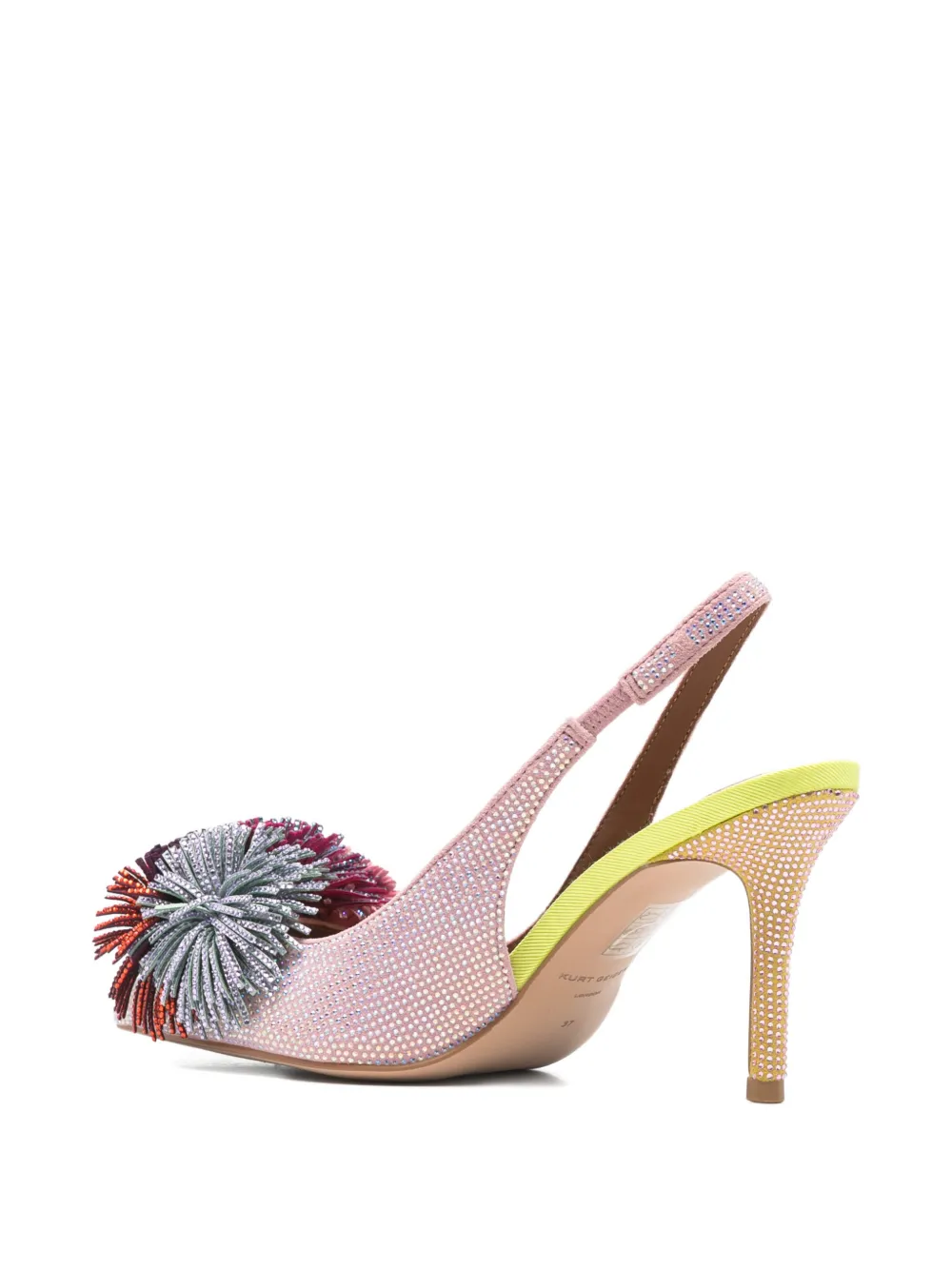 Kurt Geiger London embellished heeled pumps Roze