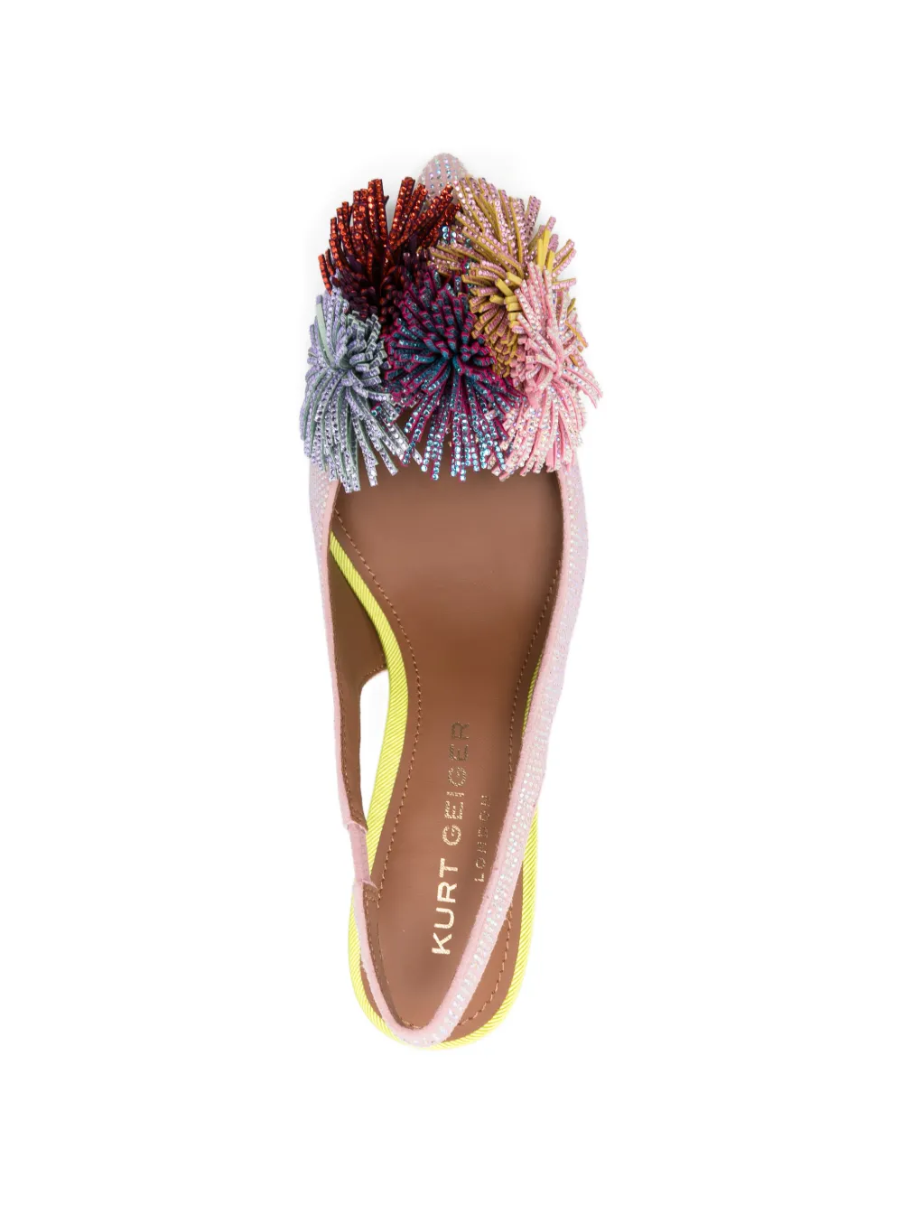 Kurt Geiger London embellished heeled pumps Roze