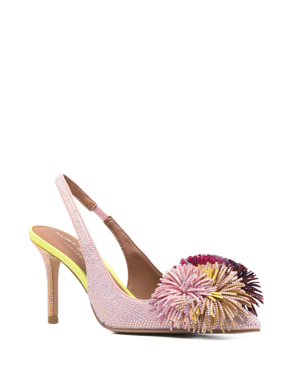 Kurt Geiger London embellished heeled pumps Roze